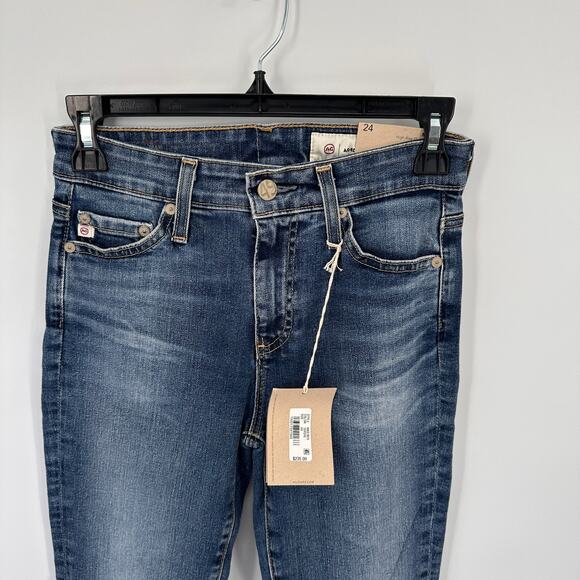 AG Jeans Adriano Goldschmied NWT Mari High Rise Slim Straight Denim Jeans  // 24 - Picture 6 of 13